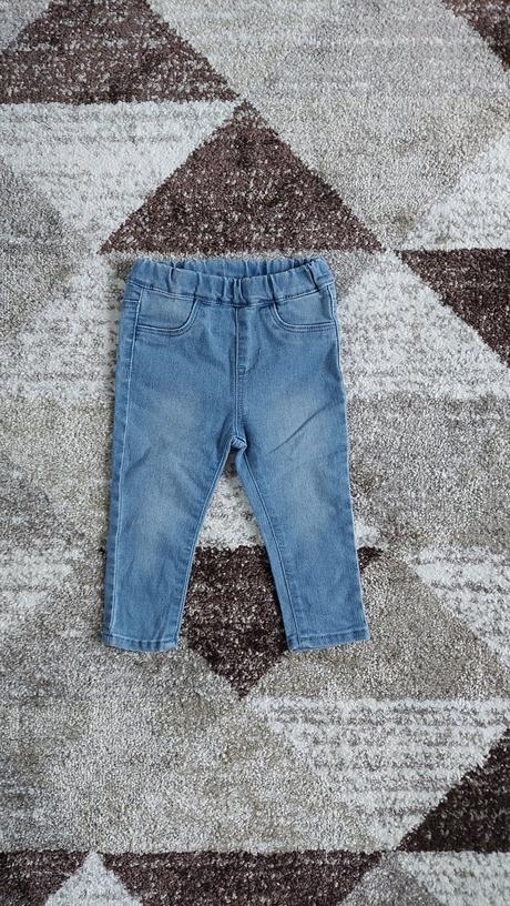 Rifľové legíny, h&m,80