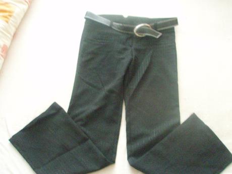 Čierne elegantné nohavice, m