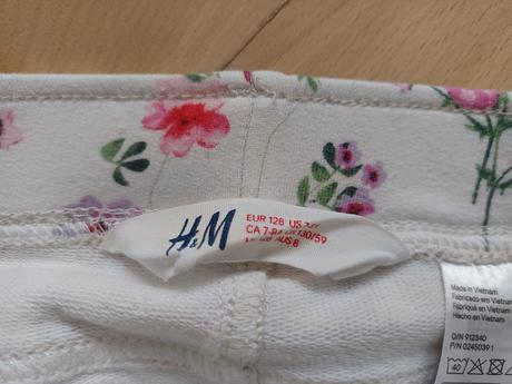 Dievčenské legíny, h&m,128