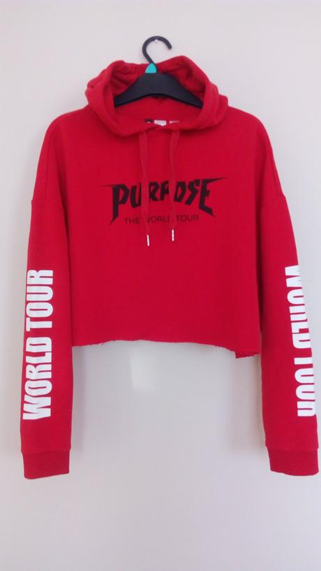 Dámska crop top mikina, s