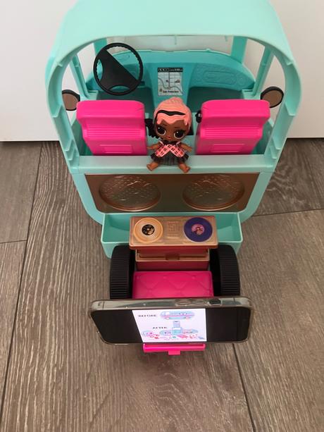 Lol surprise 2 in 1 glamper fashion camper karavan, 