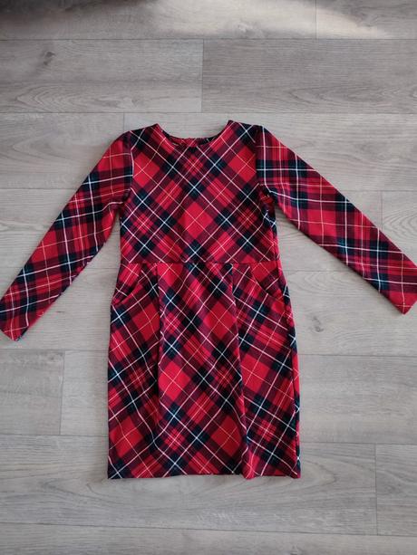 Kárované šaty, h&m,122