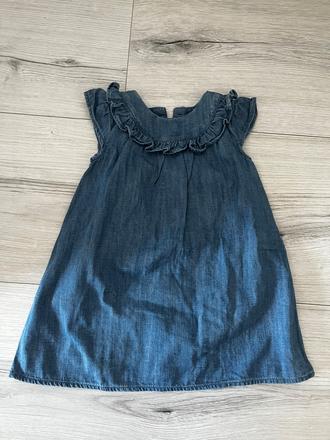 Rifľové šaty s volanikom, marks & spencer,86