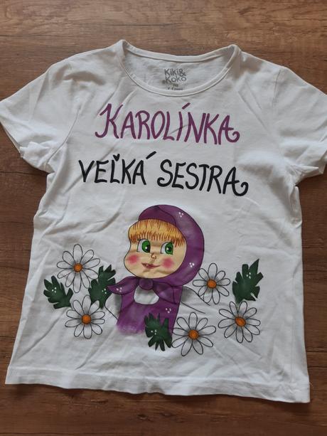 Tričko karolínka, 110