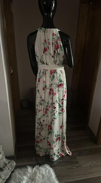 Krémové nádherné dlhé šaty zn. chantall, chantall,38 / m