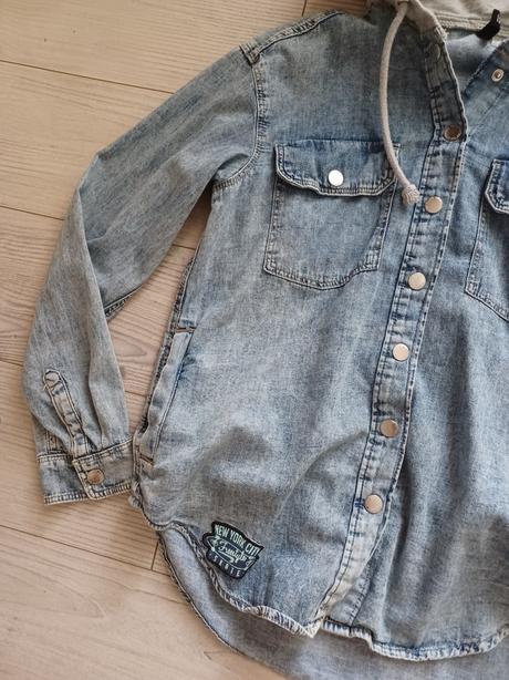 Dievčenská riflová košeľa, h&m,xs