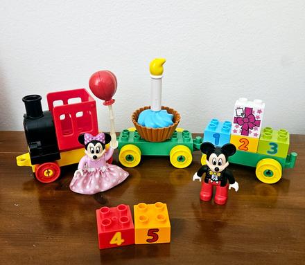 Lego duplo mickey a minnie mouse vláčik, 