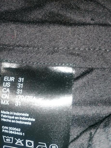 Nohavíce na svadbu, oslavu s,, h&m,30