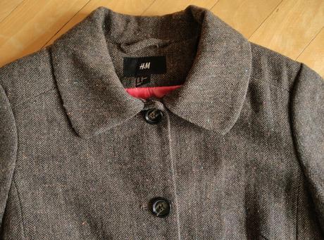 Vlnený kabát h&m, h&m,40