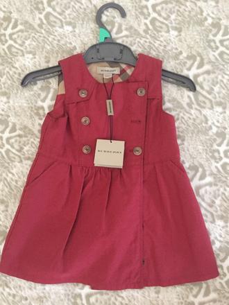 Šaty burberry nové s visačkou, burberry,68 / 74