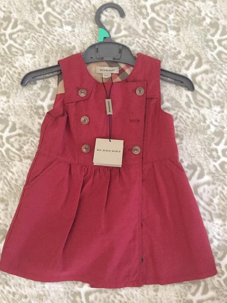 Šaty burberry nové s visačkou, burberry,68 / 74