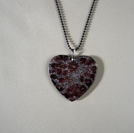 Prívesok srdiecko+reiazka, 