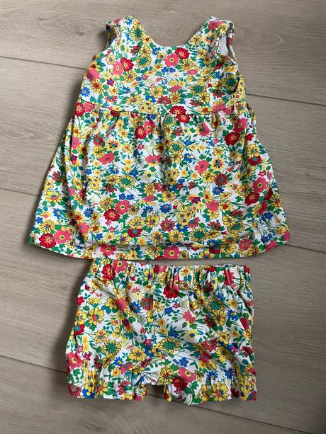 Set šaty kraťasy, 80