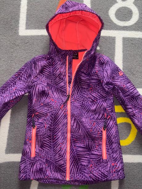 Softshelová bunda kiltec v.128 top stav 10.000mm, 128