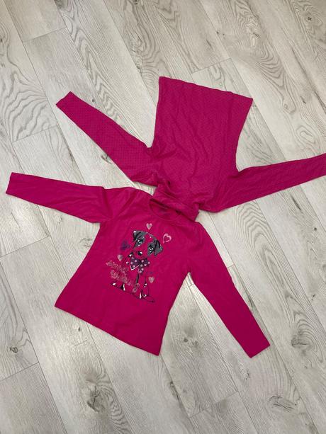 Ružové tričká 110/116, lupilu,110