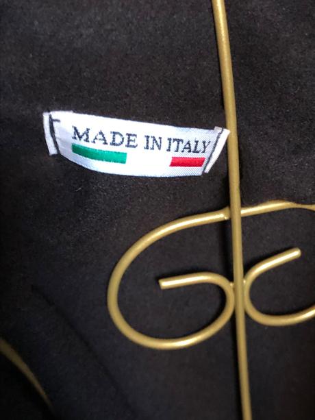 Made in italy kabátové pončo, m