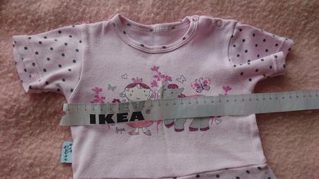 Pekné body so sukničkou, krátkym rukávom bodkované, japitex,68