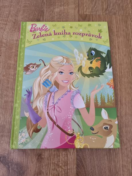 Barbie zelená kniha rozprávok,