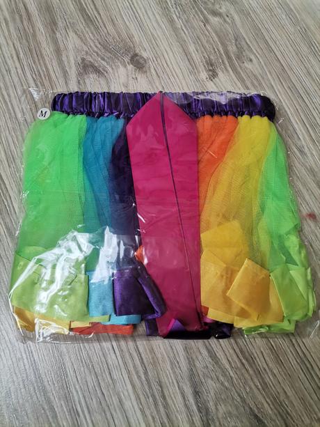 Dievčenská dúhová tylová sukňa, 98