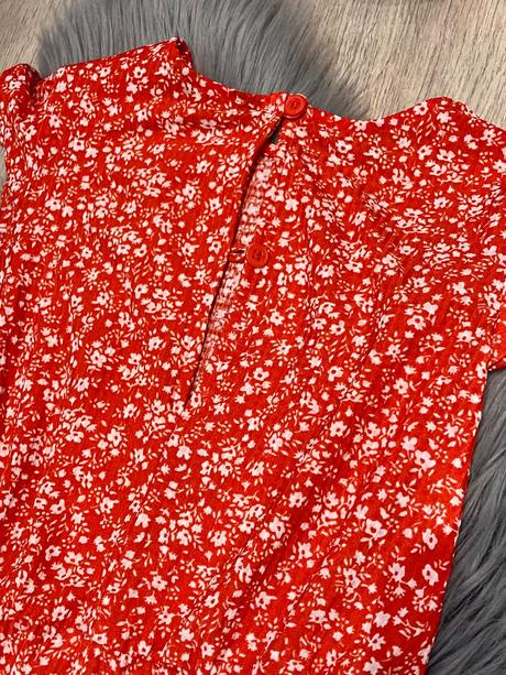 Dievčenský letný overal s kvetmi, primark,128