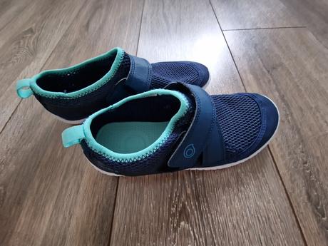 Obuv do vody na suchý zips tyrkysová, veľ. 36-37, 36