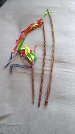 Veľkonočný korbáč cena spolu za 3 kusy ako nové, 