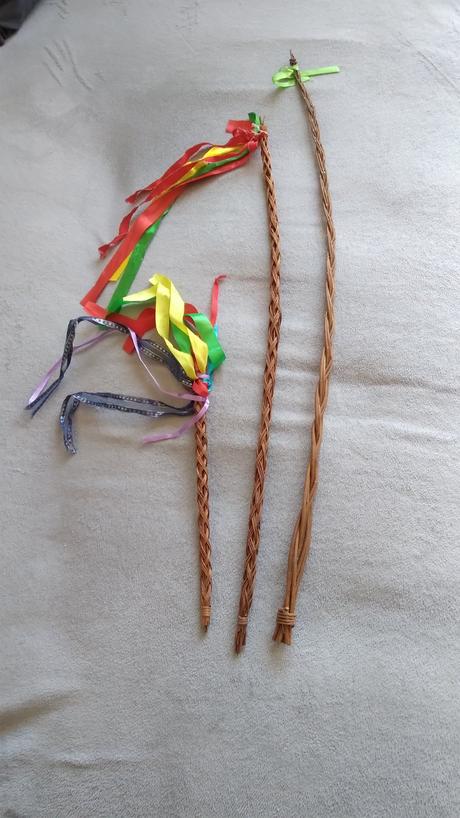 Veľkonočný korbáč cena spolu za 3 kusy ako nové, 