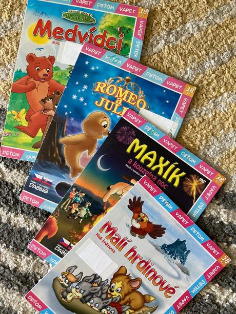 Dvd rozprávky 4ks, 