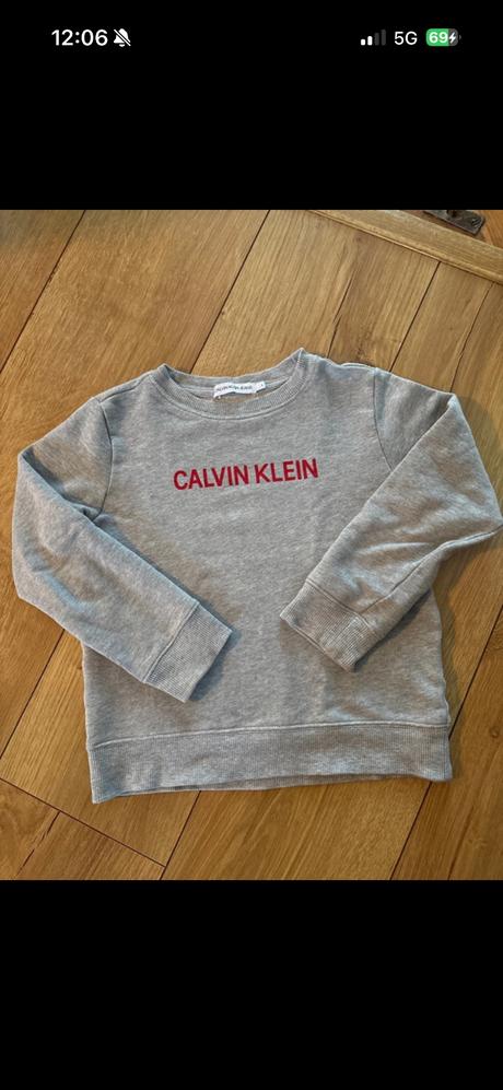 Detská calvin klein mikina, calvin klein,116