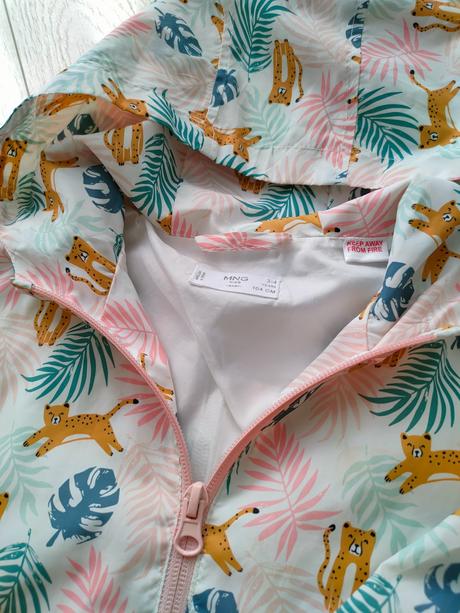 Ľahká dievčenská bunda mango, veľ. 98, mango,98