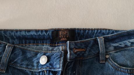 Riflová sukňa, f&f,34