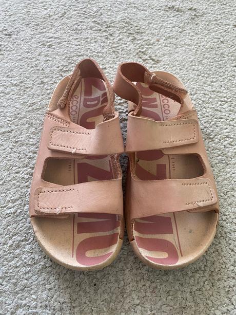 Kožené sandalky, ecco,27