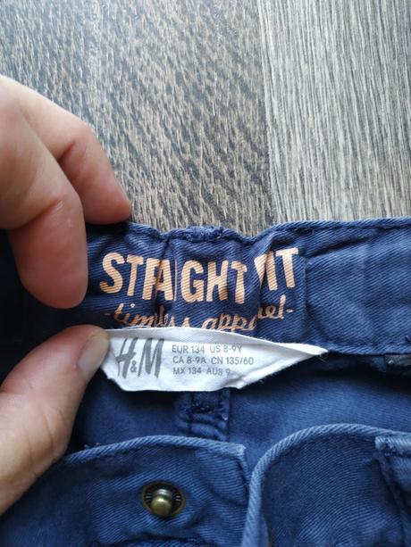 Praktické a pohodlné nohavice h&m, veľ.128, h&m,128