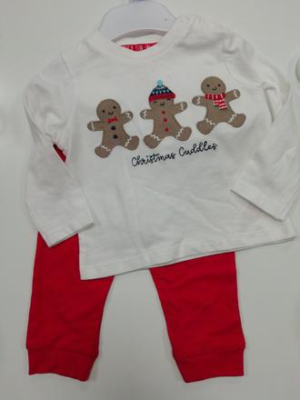 Vianočný komplet tričko tepláky, f&f,68