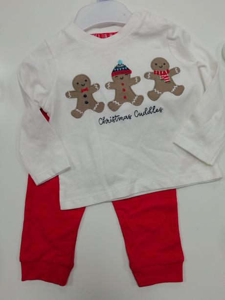 Vianočný komplet tričko tepláky, f&f,68