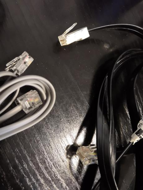 Sieťové káble a agcom vdsl splitter, 