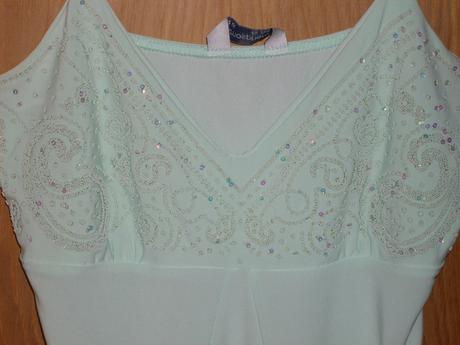 Tehotenské tričko na ramienka, 40