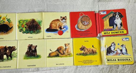 Leporelo /mini knižky pre deti môj domček a moja r,