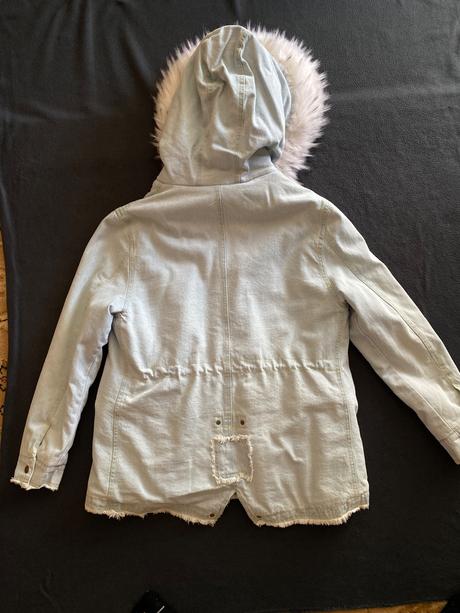 Bielá zimná bunda, m