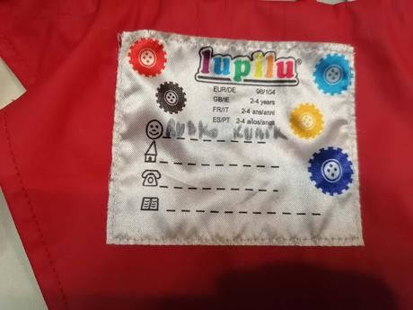 Bunda do dažďa, veľ. 98/104, lupilu,98