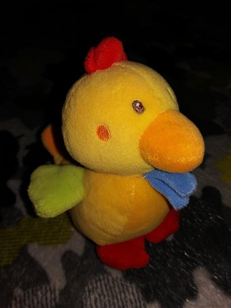 Plyšová kačička- hrkálka, 