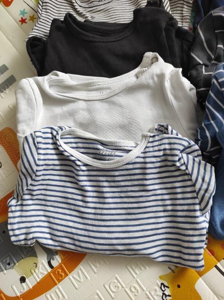 Body s dlhým rukávom, h&m,68