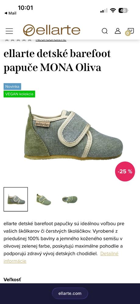 Papuce ellarte 26 barefoot, 26