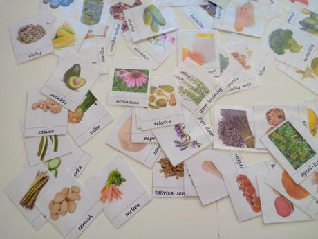 Sada edukačných kartičiek,