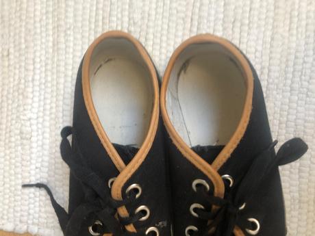 Čierne šnúrovacie topanky, 38