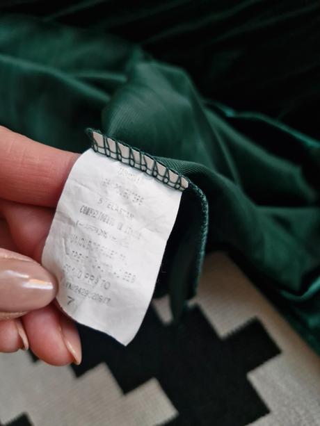 Nadherne smaragdove zamatove saty,top stav v.s/m, new balance,s