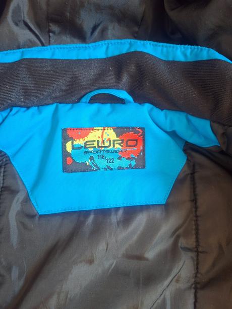 Zimná lyžiarska bunda vel. 116-122, lewro,116