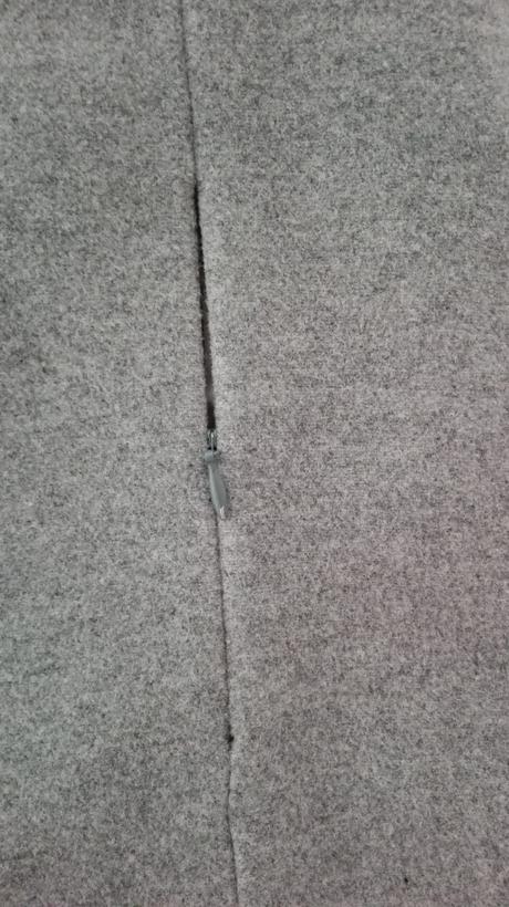 Kabát kašmír a vlna s kapucňou, 48