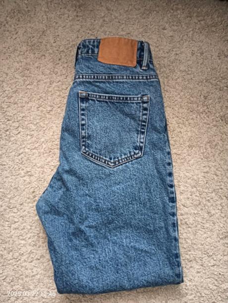 Riflové nohavice, zara,36