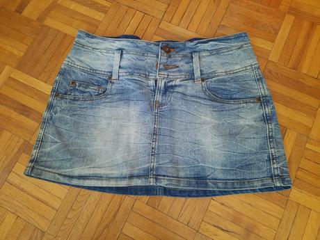 Rifľová sukňa, denim co,164